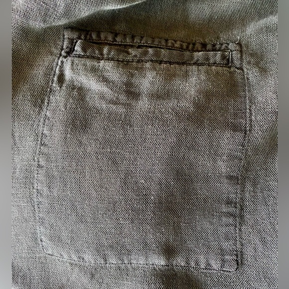 Lucky Brand green linen dress - Picture 5 of 10